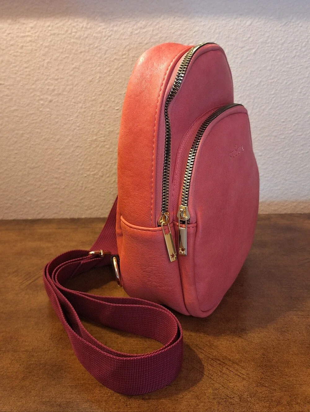 Kedzie Sunset Coral Women's Mini Shoulder Sling Backpack